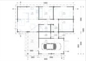 Blockbohlenhaus SEEFELD  (66mm) 105m² – Bild 6