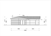Blockbohlenhaus SEEFELD  (66mm) 105m² – Bild 7