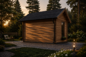 Premium Gartenhaus BRÜSSEL, 4x3m, 12m² – Bild 3