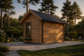 Premium Gartenhaus BRÜSSEL, 4x3m, 12m² – Bild 2