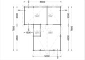 Blockbohlenhaus Daniela 43m² – Bild 5