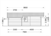 Blockbohlenhaus Daniela 43m² – Bild 9