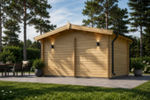Premium Gartenhaus Donau,4x3m, 12m² – Bild 3