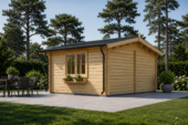Premium Gartenhaus Donau,4x3m, 12m² – Bild 2