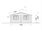 Dreifachgarage aus Holz (44mm), 9x6m, 54m² – Bild 8