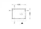 Premium Gartenhaus Donau,4x3m, 12m² – Bild 7