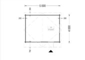 Gartenhaus Donau, 5x4m, 20m² – Bild 9