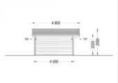 Gartenhaus Donau, 5x4m, 20m² – Bild 5