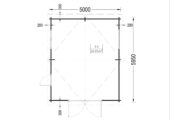 Einzelgarage aus Holz (44mm), 5x6m, 30m² – Bild 6