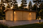 Gartenhaus ELENA (44 oder 66 mm) – 6,6 × 3 m (20 m²) – Bild 3