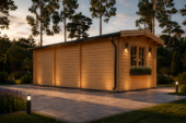 Gartenhaus ELENA (44 oder 66 mm) – 6,6 × 3 m (20 m²) – Bild 2