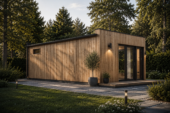 Gartenhaus PREMIUM (34mm + Holzverschalung), 7.5x4m, 30m² Extra Isoliert – Bild 3