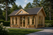 Gartenhaus BRÜSSEL 5.5 x 4 m, 22 m² – Bild 2