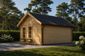 Gartenhaus BRÜSSEL 5.5 x 4 m, 22 m² – Bild 3