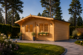 Premium Gartenhaus LINZ 5x5m, 25m² – Bild 4