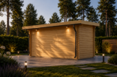 Gartenhaus LINZ 4X3 m , 12m² mit Pultdach – Bild 2