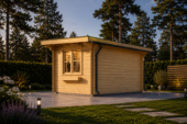 Gartenhaus LINZ 4X3 m , 12m² mit Pultdach – Bild 4