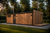 Holzhaus Tobi (34mm + Holzverschalung), 10.5x4.5m, 47m² – Bild 5