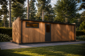Holzhaus Tobi (34mm + Holzverschalung), 10.5x4.5m, 47m² – Bild 4
