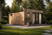 Gartenhaus PREMIUM (34mm + Holzverschalung), 6.5x4.5m, 30m² Extra Isoliert – Bild 5
