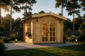 Gartenhaus ADRIA (44 mm), 3x3 m, 9 m²