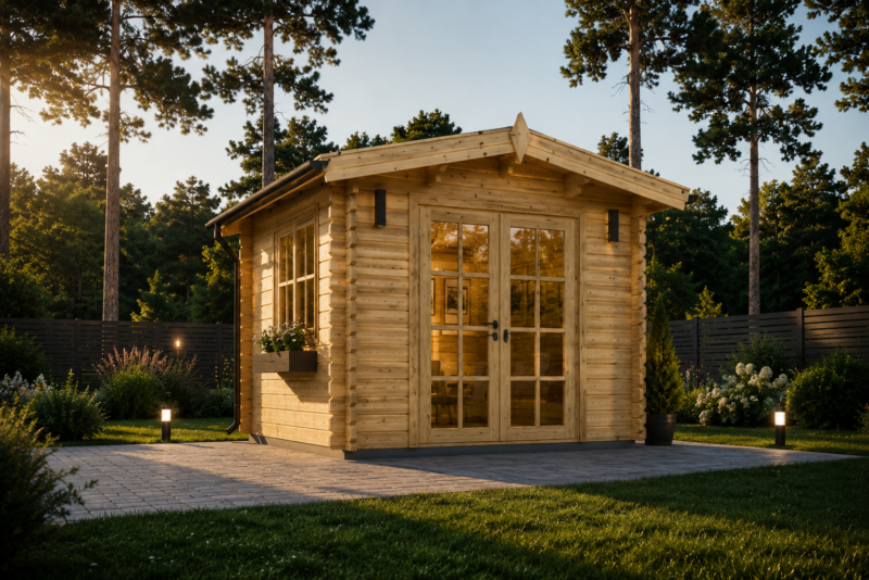Gartenhaus ADRIA (44 mm), 3x3 m, 9 m²