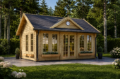Gartenhaus BRÜSSEL 5.5 x 4 m, 22 m²