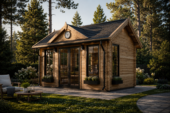 Premium Gartenhaus BRÜSSEL, 4x3m, 12m² – Bild 4