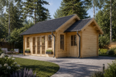 Gartenhaus ERWIN 7x4 m 28 m²