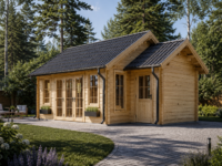 Gartenhaus ERWIN 7x4 m 28 m²