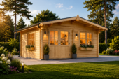 Gartenhaus LINZ, 5x4m, 20m²