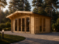 Gartenhaus MARTINA, 5x4m, 20m² Isoliert