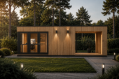Gartenhaus PREMIUM mit Terrasse 5x3 m, 15 m² + 9 m² Isoliert Extra Isoliert – Bild 3