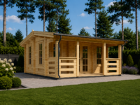 Gartenhaus ROLAND 5x5 m, 25 m²