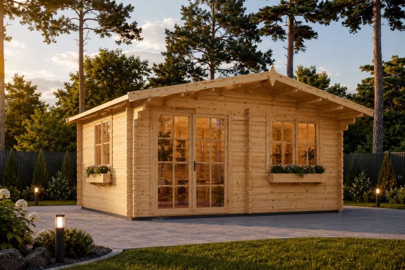 Gartenhaus WIEN 5x3 m, 15 m²