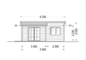 Gartenhaus HELENE 6x4m, 24m² mit 12.5m² Terrasse – Bild 6