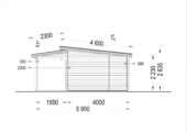 Gartenhaus HELENE 6x4m, 24m² mit 12.5m² Terrasse – Bild 9