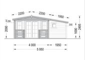Gartenhaus IRIS (44 oder 66 mm) · 26 m² – Bild 6