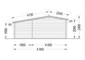 Gartenhaus IRIS (44 oder 66 mm) · 26 m² – Bild 8