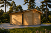 Premium Gartenhaus LINZ 5x5m, 25m² – Bild 2