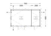 Gartenhaus LEONIE 28m² 7x4M – Bild 5