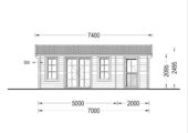 Gartenhaus LEONIE 28m² 7x4M – Bild 6