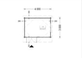 Premium Gartenhaus LINZ 4X3 m, 12 m² – Bild 5