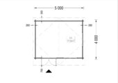 Gartenhaus LINZ, 5x4m, 20m² – Bild 9