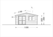 Premium Gartenhaus LINZ 5x5m, 25m² – Bild 7
