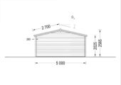 Premium Gartenhaus LINZ 5x5m, 25m² – Bild 9