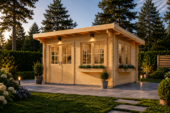 Gartenhaus LINZ 4X3 m , 12m² mit Pultdach – Bild 3
