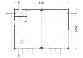 Blockbohlenhaus MARTIN 48 m² – Bild 6