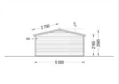 Gartenhaus MARTINA, 5x4m, 20m² – Bild 9