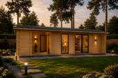 Blockbohlenhaus MILAN (44 mm) 37 m² – Bild 2
